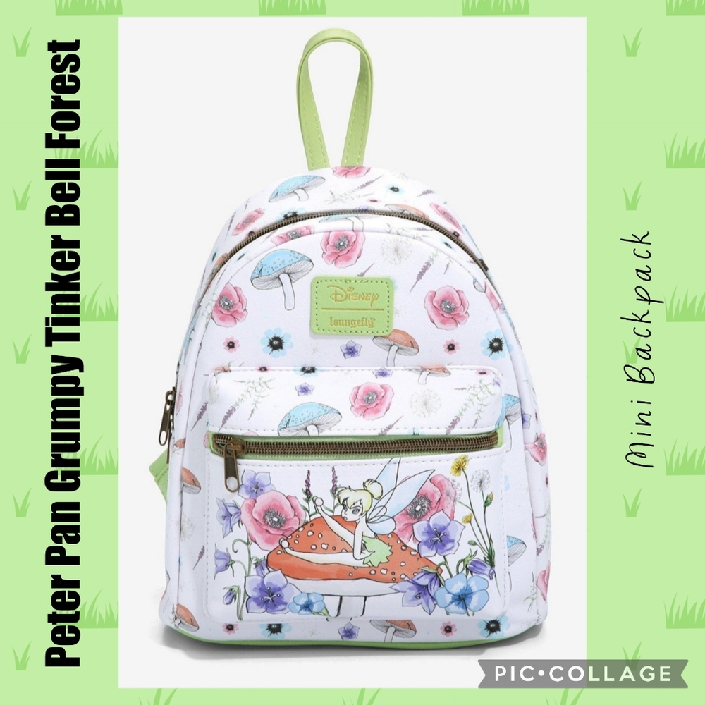 LOUNGEFLY Grumpy Tinker Bell Mini Backpack